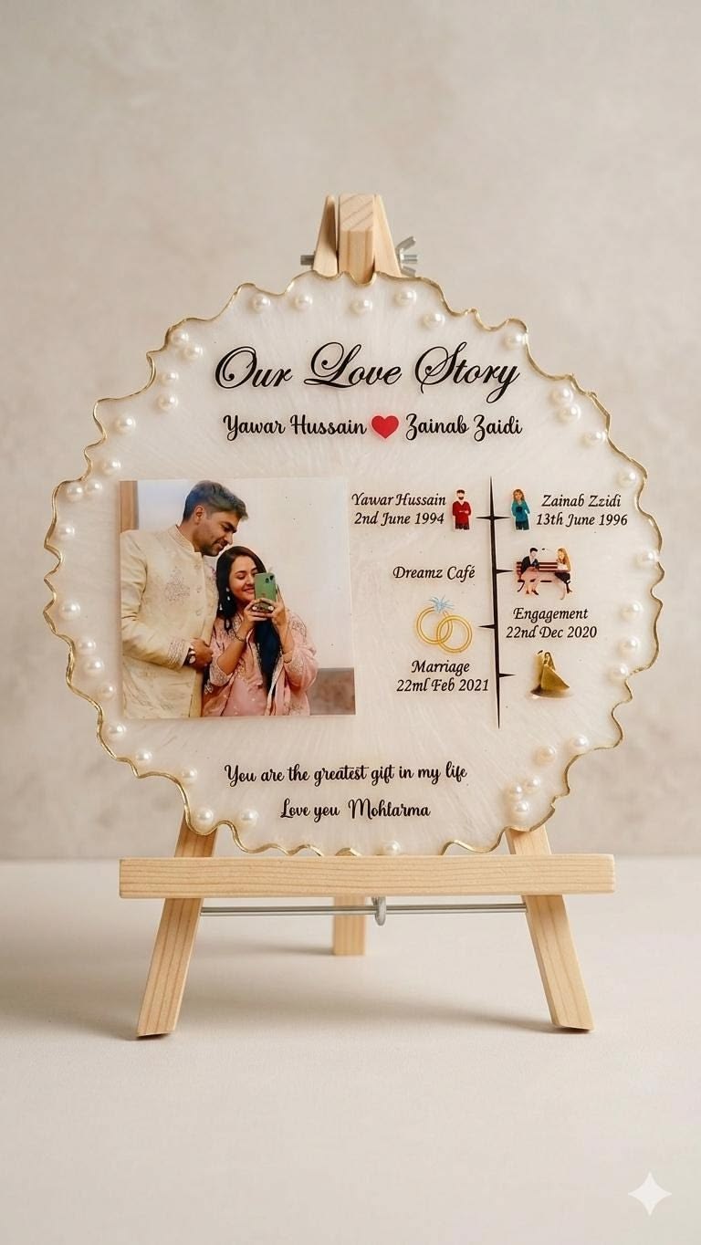 Love story frame